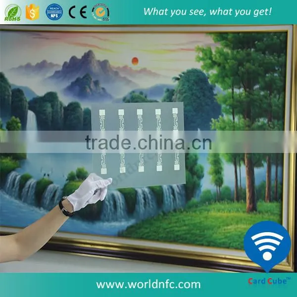 Raw Material Transparent RFID Smart Card Inlay With Layout 3*8 photo-6