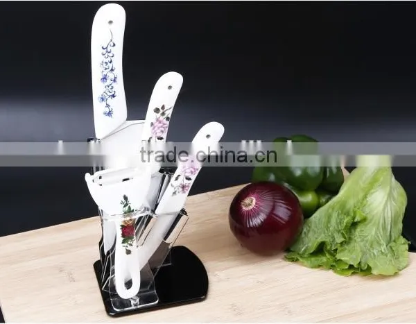 Kitchen Ceramic Knife With Holder Set photo-6