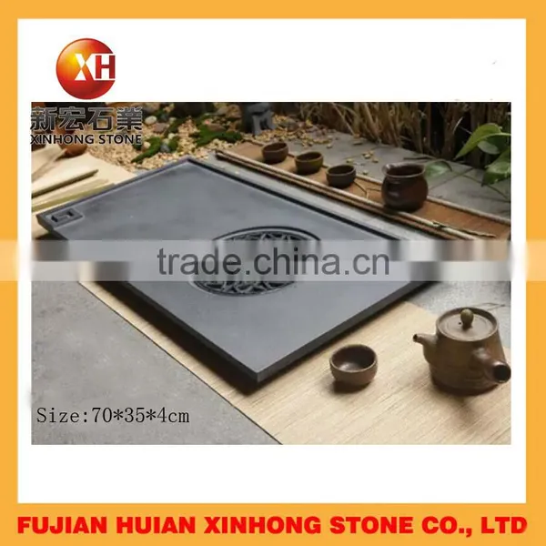 Chinese Zither Sharp Mongolia White Metal Tea Tray photo-6