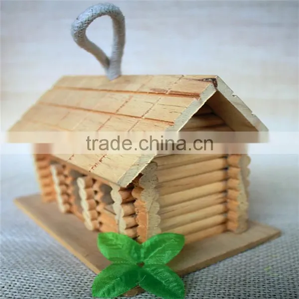 Деревянные миниатюрные домики для птиц photo-6