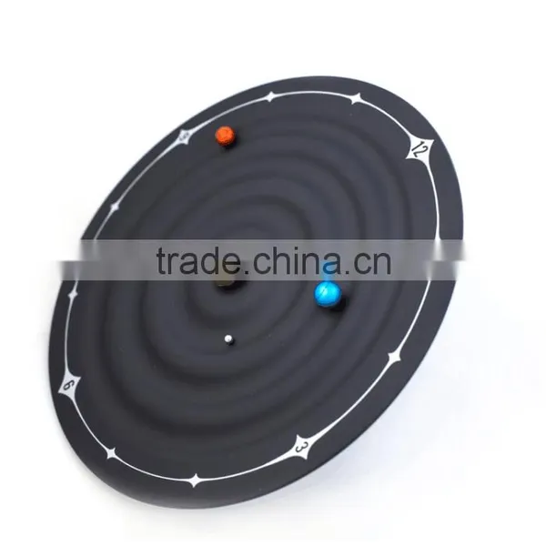 Newest Creative Home Decoration Wall Clock Galaxy Magnetic Clock Wall Clock For House photo-3