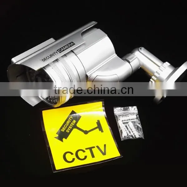 Factory Cheap Fake Security Camera, Dummy Dome Solar CCTV Camera photo-2