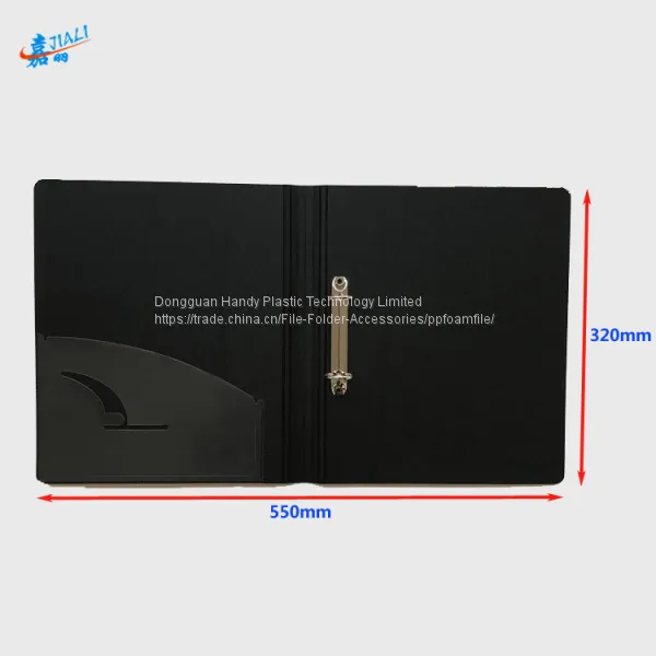 Office Supplies High Quality Durable Using Colorful FC PP Foam 2 Hole D Ring Binder File photo-4