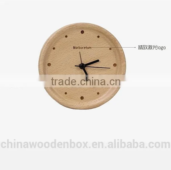 High Grade Carving Custom Wooden Digital Wall Clock photo-2