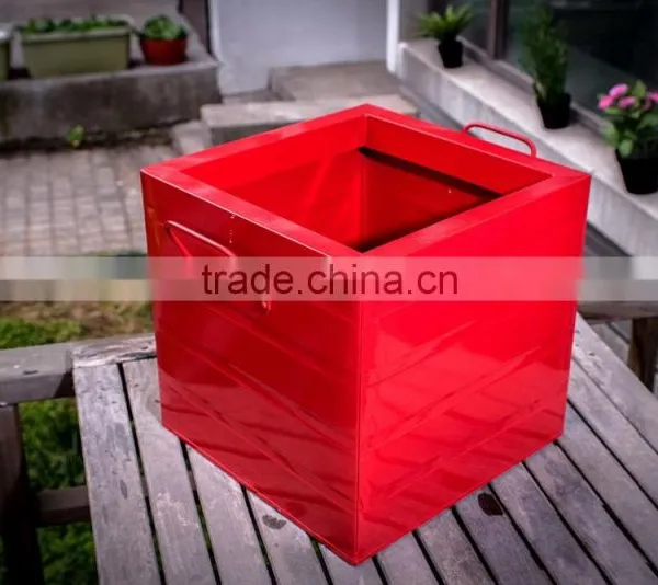 Square Flower Pot Stand Garden Flower Pot Vertical Garden Planter photo-3