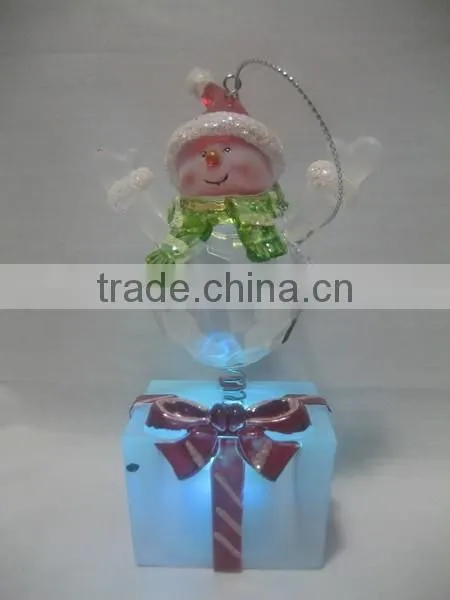 LED Color Changing Animated Acrylic Snowman photo-4