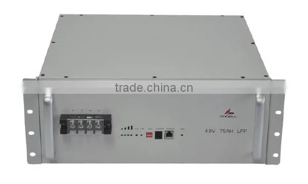 LiFePO4 48V 75Ah Battery Pack With Communication Function for Telecom Base Station
