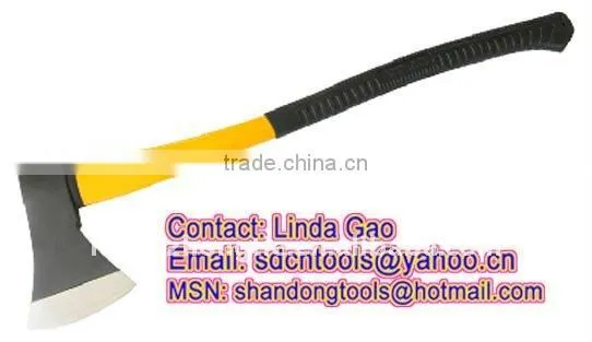 OEM Orders High Quality Forged A613 Axe With Fiberglass Handle Hand Tools Factory
