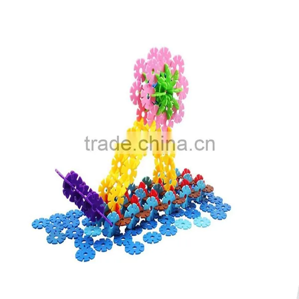 Colorful Plastic Connecting Snowflake Toys photo-4