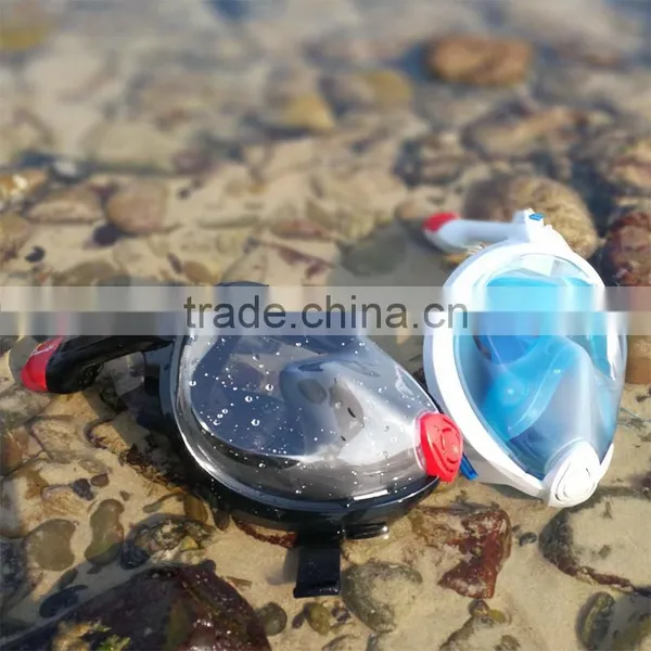 180 Panoramic View Anti Fog Anti Leak Snorkel Underwater for Adult & Youth Mask Surface Diving photo-4