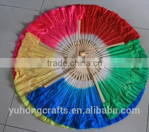 2014 Hot Belly Dance Real Silk Fan Veil photo-6