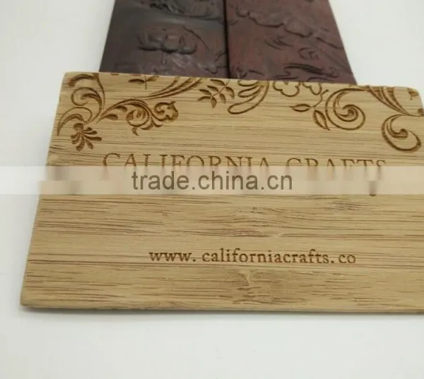 Bamboo Wood Business Card photo-2