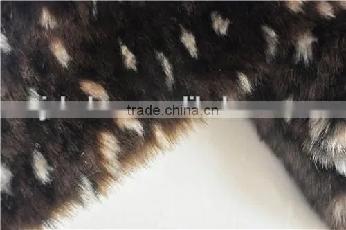 2015 High-grade Imitation Leopard Brown Pointed Fox Fur photo-3