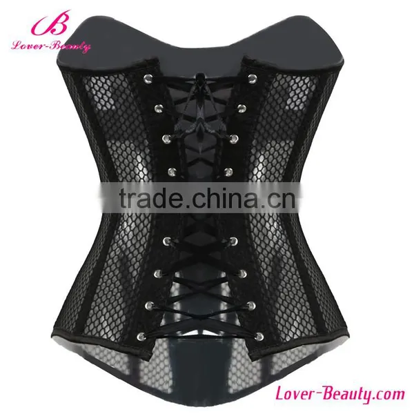 Wholesale Newest Design Women Black Mesh Sexy Slimming Corset photo-3