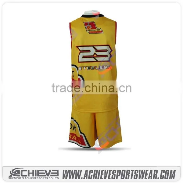 Cheap Reversible Basketball Uniform,sublimation Custom Basketball Uniform for Team Basketball Uniform