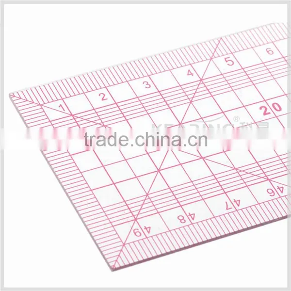 Kearing High Quality Garment Rulers 50 cm for Pattern Making Flexible Plastic Fashion Design Ruler # 8001 photo-4