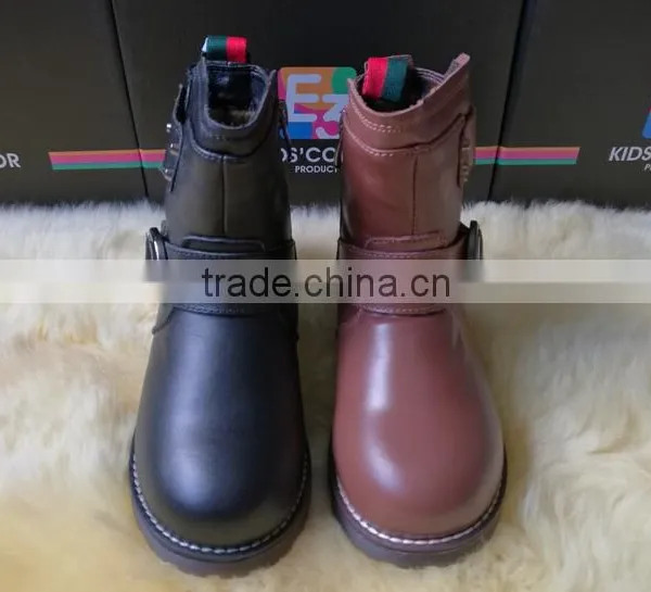 GZY Italy Model Fashion Sole Shoes Kid Boots Wearable Comfortable Winter Boots Wholesale Guangzhou 2017 Stock photo-4