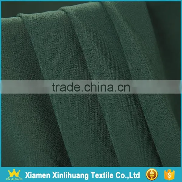 Hot Sale 75Dx75D Royal Blue Color Beaded Chiffon Fabric for Lady Dress photo-3