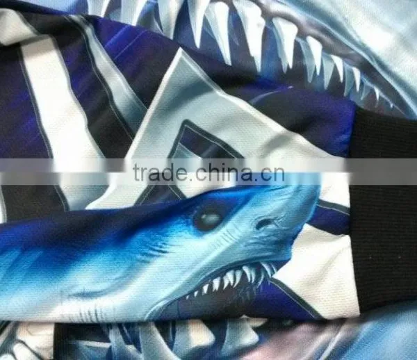 2016 New Style Design Sublimation Fishing Shirt in Italy 100%polyester Mesh Fabric photo-5