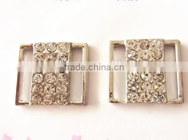 Hot Sale Shoes Buckle With Crystal Inlayed,garment Accessory Charms for Bra Jewelry photo-2