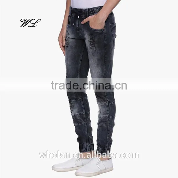 Latest Trendy Men Denim Jean Pants Cotton/Spandex New Man Jeans photo-2