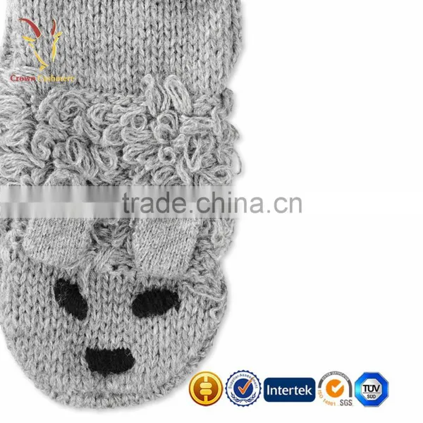 Cute Knitted Wool Baby Booties photo-2