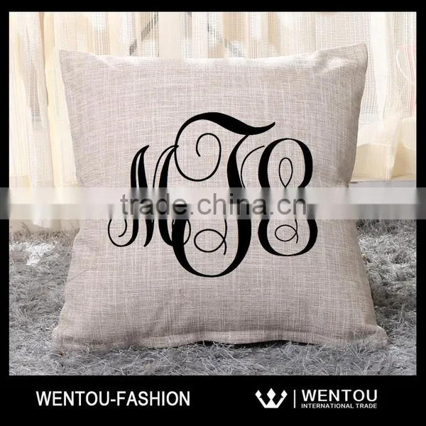 Wholesale Cotton Linen Pillow Cover With Zipper photo-2