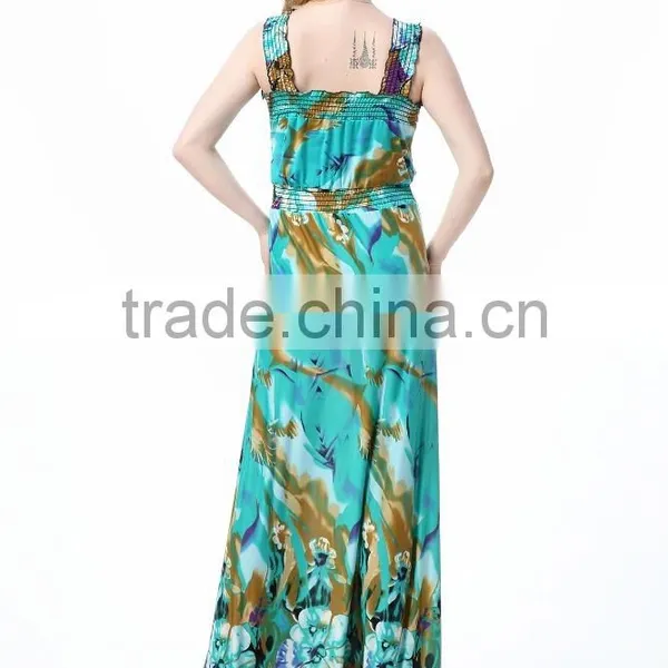 Plus Size Elegant Women Chiffon Slim Formal Party Dress Beach photo-3