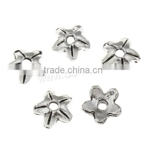 New 2017b New Design Tainless Steel Bead Cap With Zinc Alloy Flower Good Sale on Market photo-2