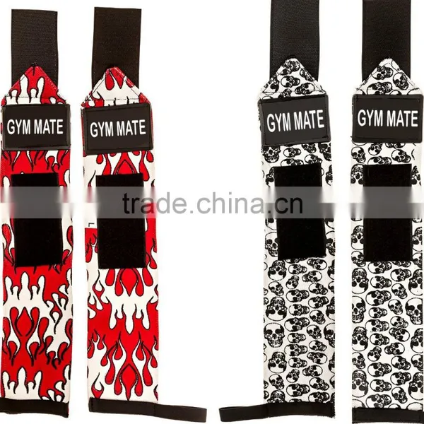 Gym Sport Custom Crossfit Wrist Wraps, Weight Lifting Wrist Wraps photo-6