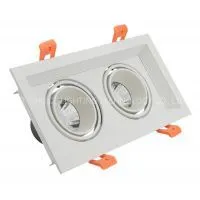 New High Lumen, High CRI COB Integrated Grille Light 2*8W
