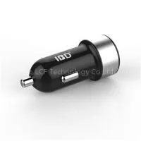 Rohs Car Charger With 2 Port Car Mobile Charger 5v 2.4a for Xiaomi/Huawei/LG