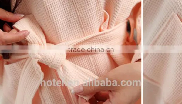 Hotel Supplies Wholesale 100% Cotton High-quality Waffle Bathrobe Luxury Hotel Bathrobe photo-2
