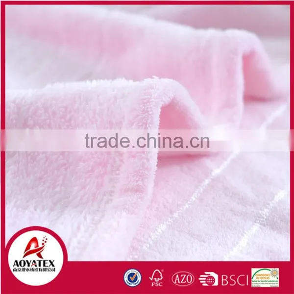 Promotion Sale Cute Embroidered Knitted Coral Fleece Baby Blanket photo-6