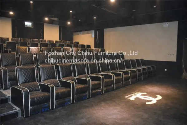 Theater Furniture High End Leather Vip Cinema Sofa,cinema Seats,cinema Chairs photo-3