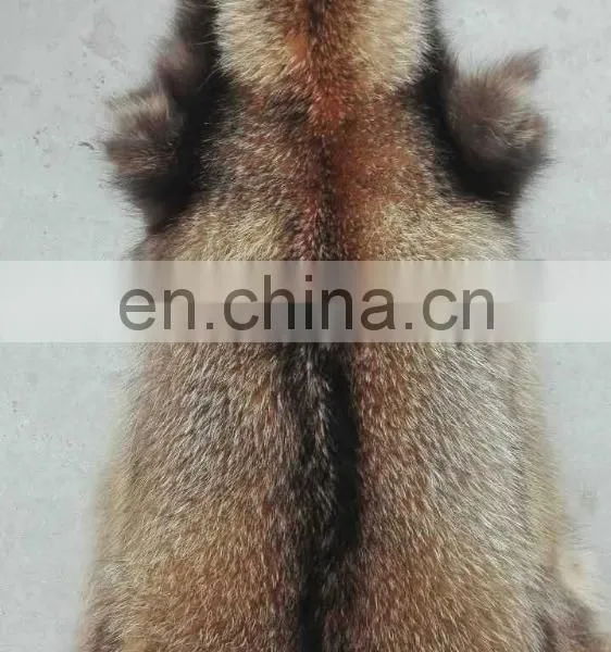 Chinese Wholesale Raccoon Fur Skin Raw Raccoon Fur Pelt Fur Skin photo-4