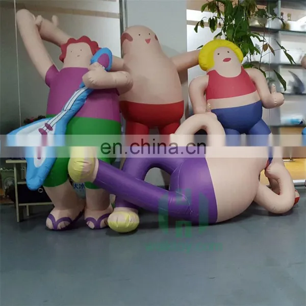 HI CE Nylon Giant Family Inflatable Cartoon Character for Kids or Advertising photo-4