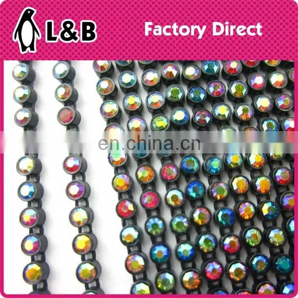 Garment Accessory SS6/SS8 Plastic Multi Colors Rhinestone Banding photo-4