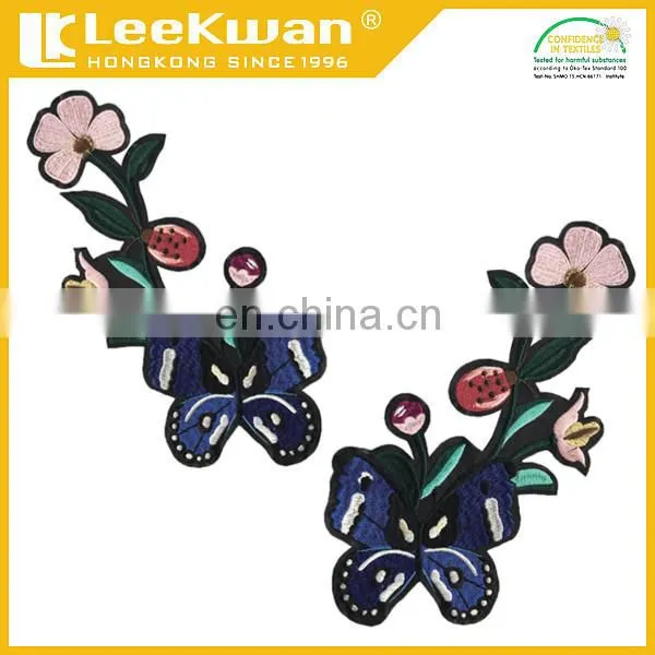 Flower Embroidery Decoration Craft for Woman Dresses/custom Design Embroidery Applique