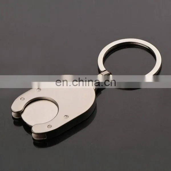 Promotional Stainless Steel Shopping Cart Dog Keychain photo-3