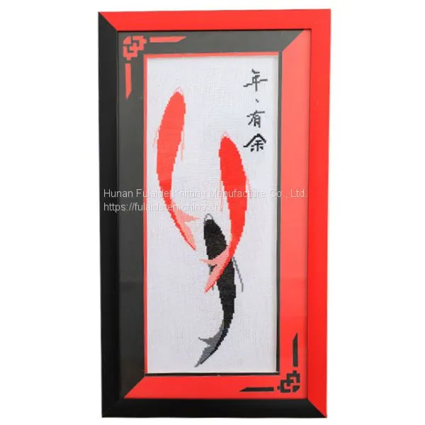 Best Handicraft Gifts of Chinese Classic Style Wooden Framed Cross Stitch with fast shipping