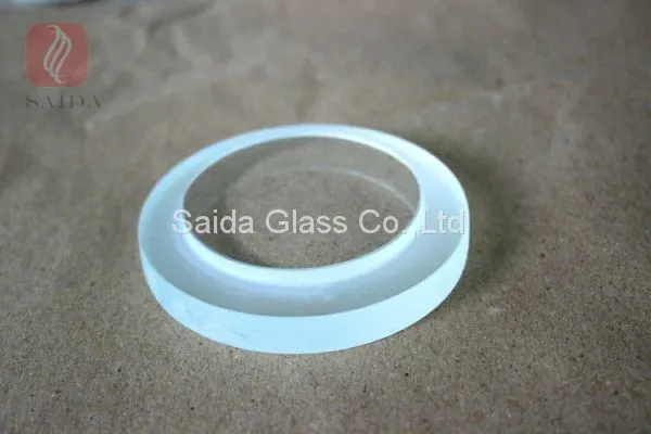 Ultra Clear Custom Borosilicate Glass Round for Lamp Lighting Glass Shade photo-5