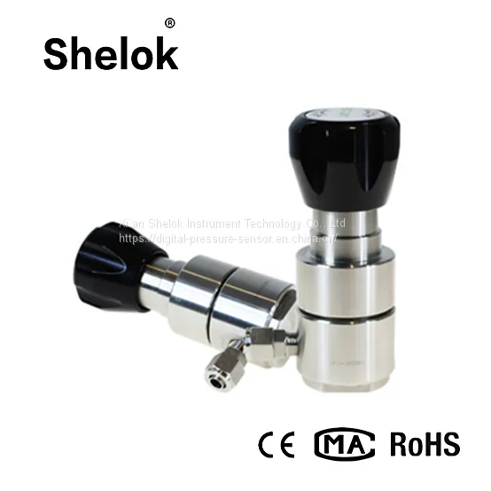 Needle Gas Pressure Regulator Valve Air Oxygen Nitrogen Brass Pressure Reducing Valve photo-3