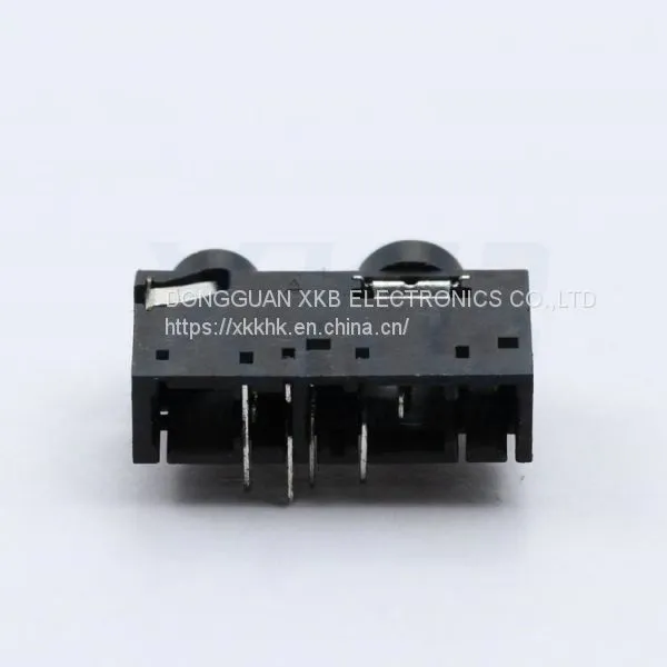 Computer Audio Audio Double Hole 9 Feet Vertical Pin 3.5mm Earphone Jack photo-3