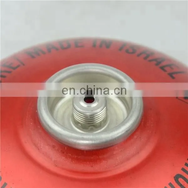 Portable Butane Gas Stove Aerosol Valve for Gas Cartridge With Red Plastic Cap