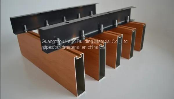 Original Ecological Wood Grain Home Towns Curved Aluminum Square Pass Green Manufacturer photo-2