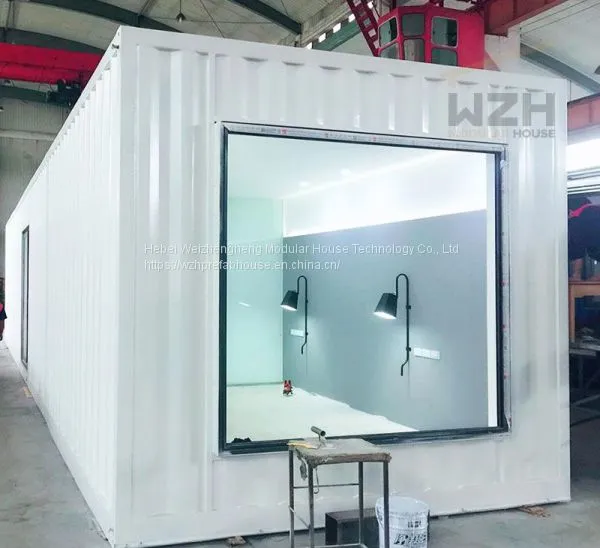 Small Prefabricate Tiny Container House Light Steel Structure Frame Container House photo-3