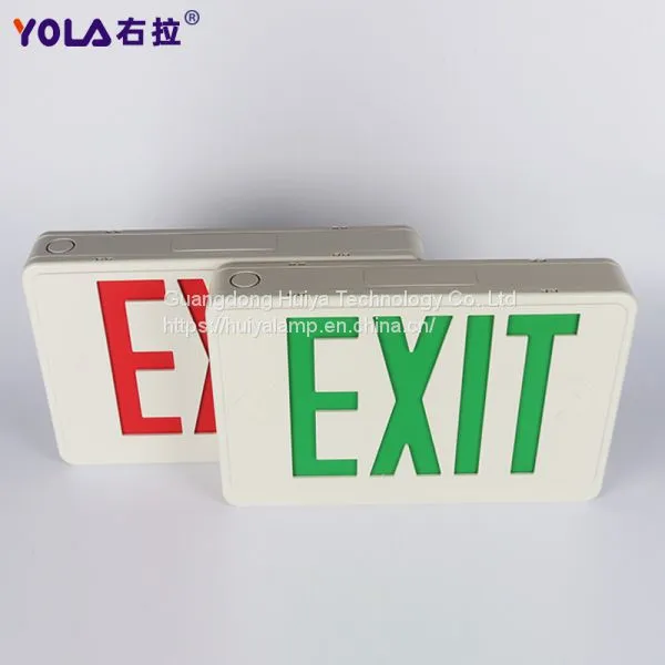 LED Rechargeable Wall Mounting Indicator Exit Lamp Exit Sign Light photo-2