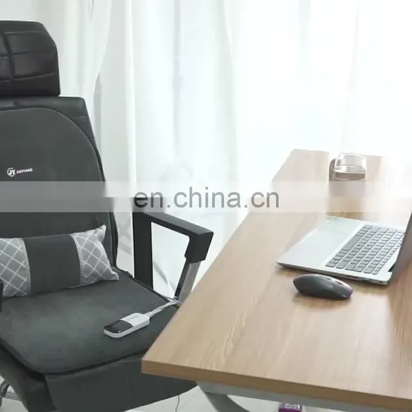 Оптовая продажа подушек для поддержки спинки и сиденья электрических обогреваемых стульев для дома и офиса на 12 В с переключателем высокого и низкого уровня нагрева для обогрева