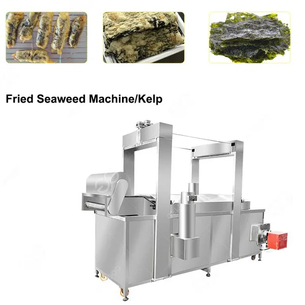 Deep Fried Seaweed Chips/Seaweed Snacks Frying Machine Production